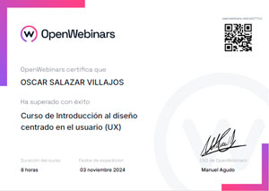 Certificado Disenio en UX
