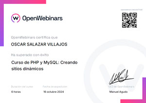 Certificado de php